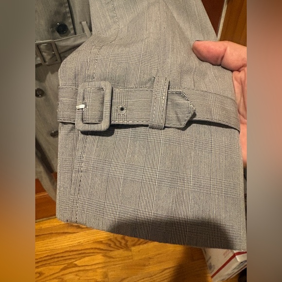 Calvin Klein Double Breasted Cotton Buckle Waist Trench Coat - Picture 12 of 17